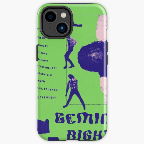 steve lacy album print (green and blue) Steve Lacy merch iPhone Tough Case RB2510 product Offical steve lacy Merch