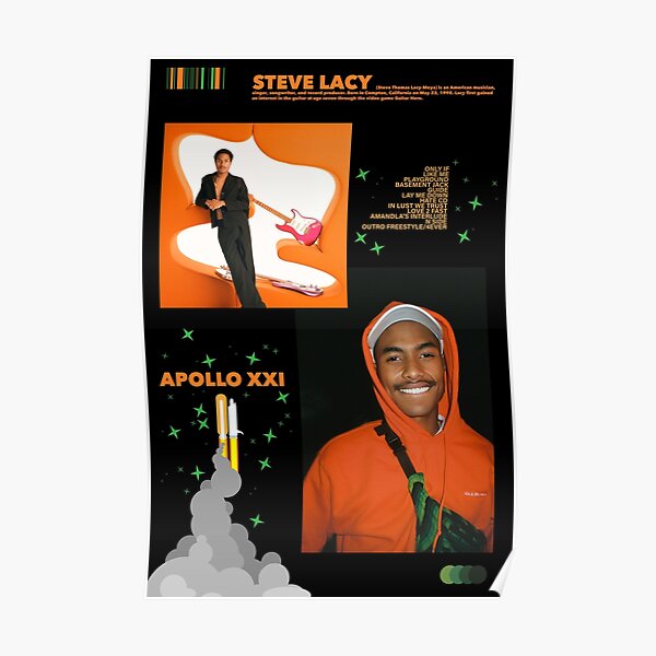 STEVE LACY Poster - APOLLO XXI Poster RB2510 product Offical steve lacy Merch