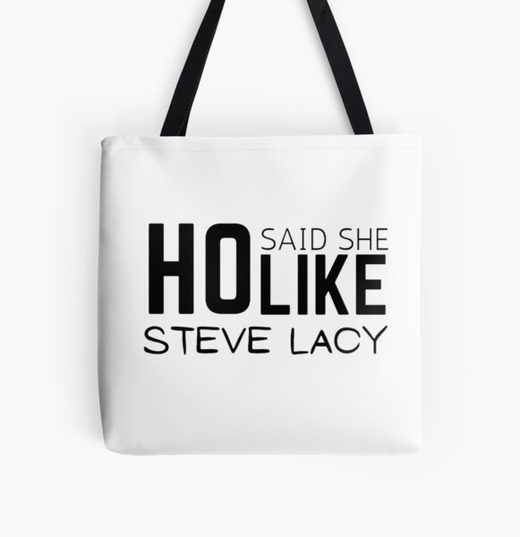 HO said she like steve lacy All Over Print Tote Bag RB2510 product Offical steve lacy Merch