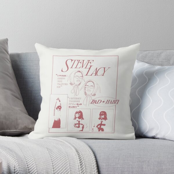 Steve Lacy Throw Pillow RB2510 product Offical steve lacy Merch