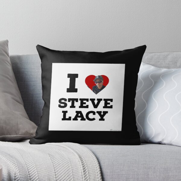 I Heart Steve Lacy Throw Pillow Throw Pillow RB2510 product Offical steve lacy Merch